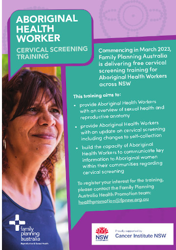 Aboriginal Health Worker Cervical Screening Training Family